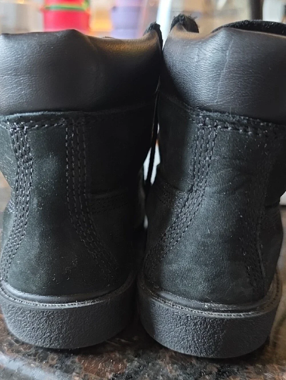 Timberland Toddler Black Lace-Up Boots